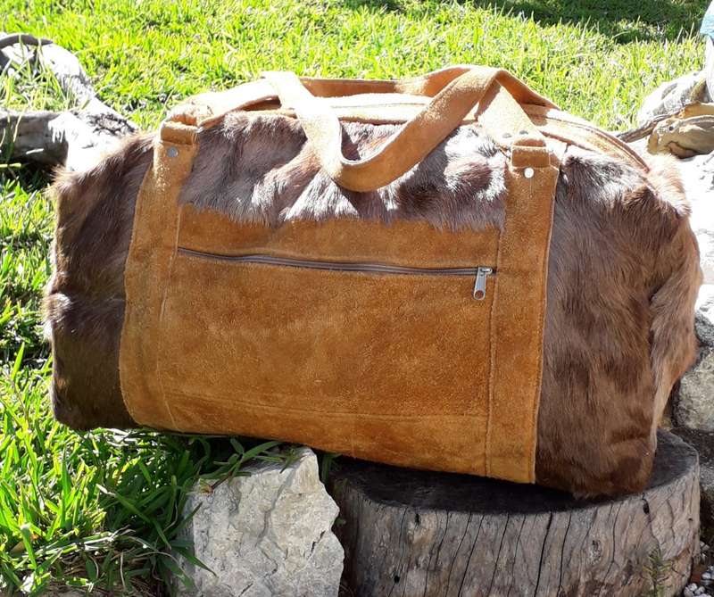 Red Hartebeest and Eland Duffle Bag / Weekend Bag